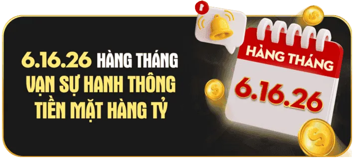 Khuyến mãi hoàn trả hàng tuần/tháng cho VIP Stone27